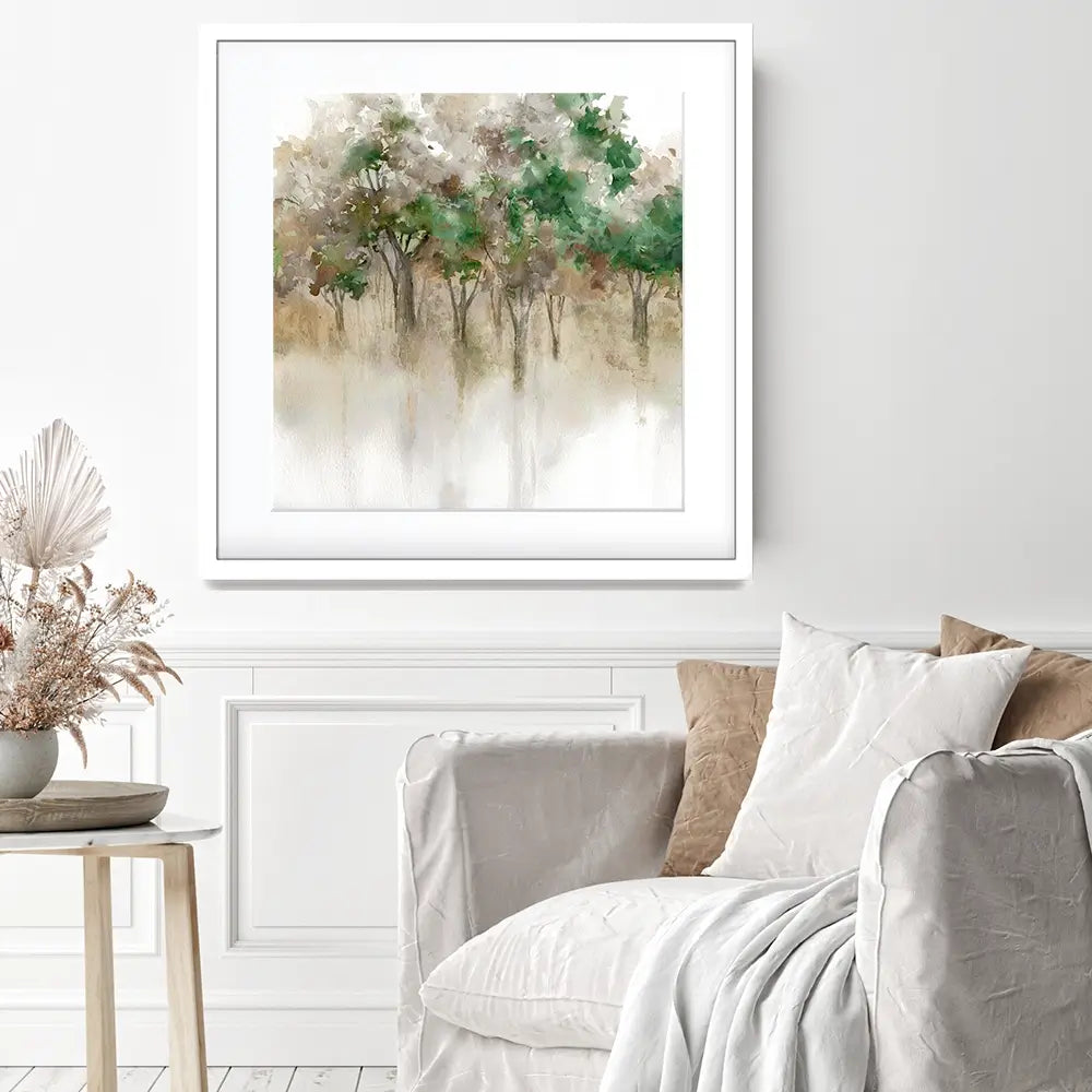 Subtle Reflections Square Framed Art Print Subtle Reflections Square Framed Art Print wall art product Carol Robinson