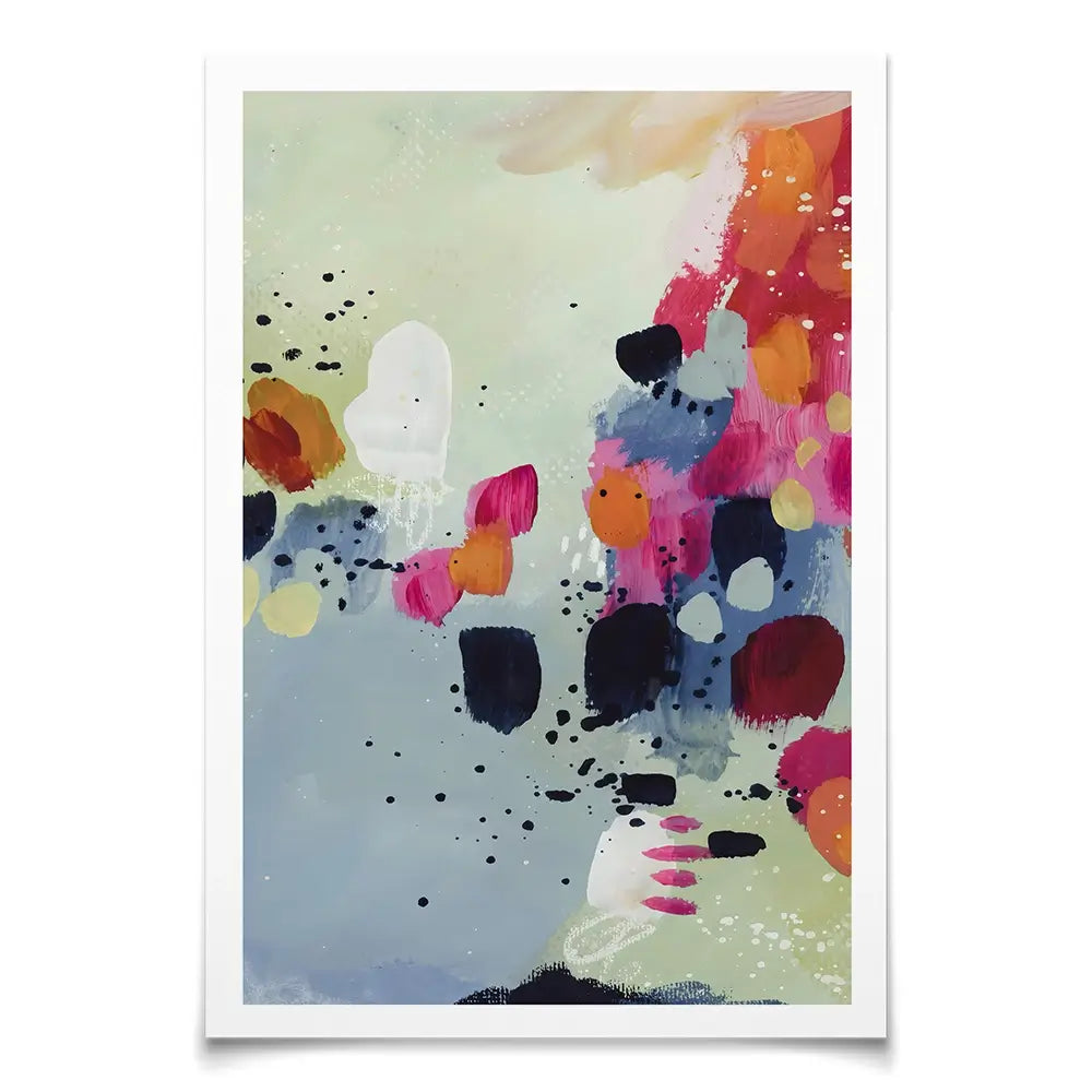 Subtle Spectrum Art Print Subtle Spectrum Art Print wall art product Lisa Nohren - Independent