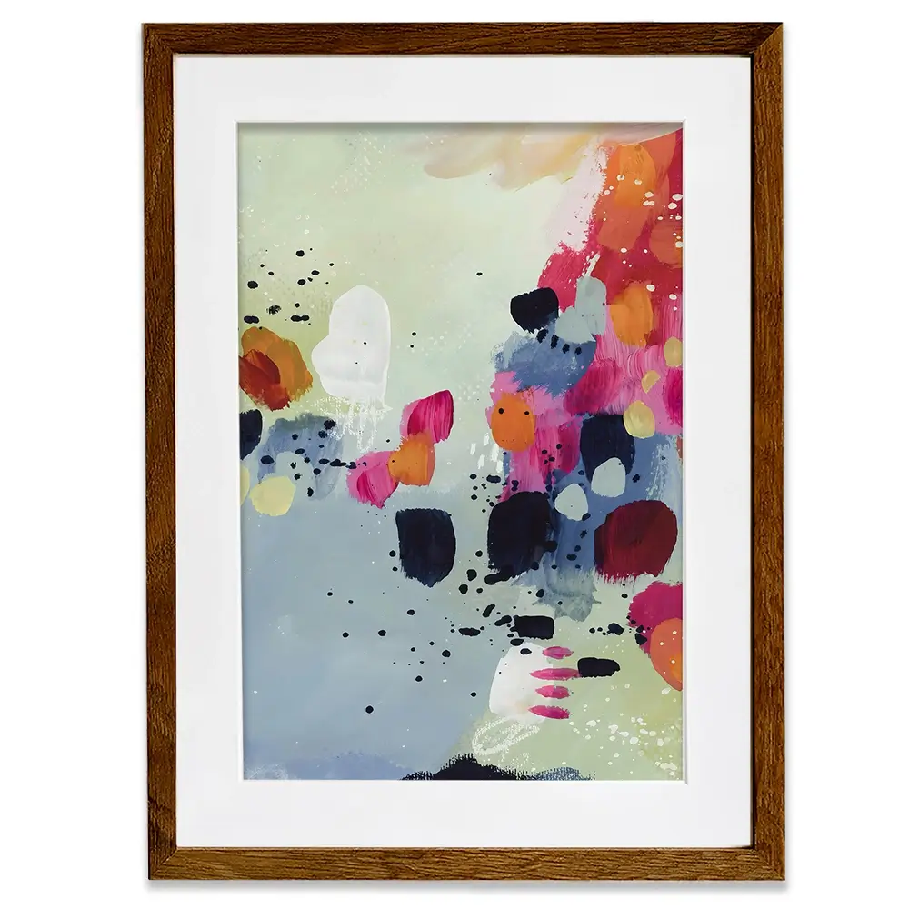 Subtle Spectrum Framed Art Print Subtle Spectrum Framed Art Print wall art product Lisa Nohren - Independent