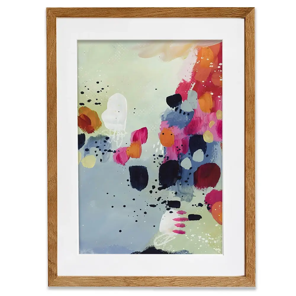 Subtle Spectrum Framed Art Print Subtle Spectrum Framed Art Print wall art product Lisa Nohren - Independent