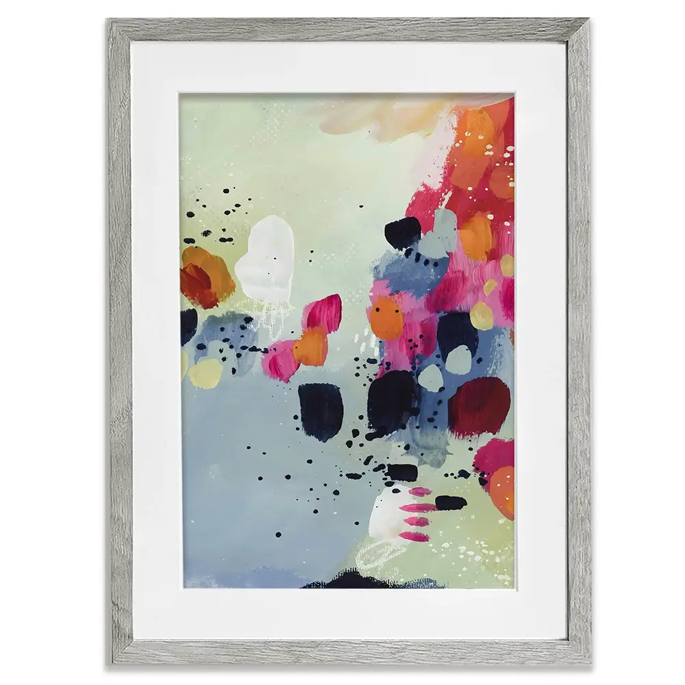 Subtle Spectrum Framed Art Print Subtle Spectrum Framed Art Print wall art product Lisa Nohren - Independent