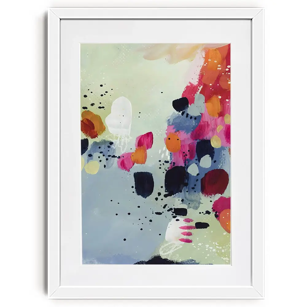 Subtle Spectrum Framed Art Print Subtle Spectrum Framed Art Print wall art product Lisa Nohren - Independent