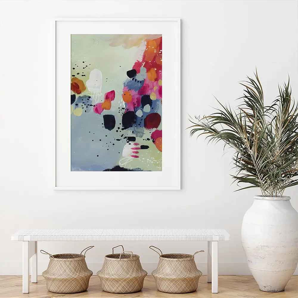 Subtle Spectrum Framed Art Print Subtle Spectrum Framed Art Print wall art product Lisa Nohren - Independent