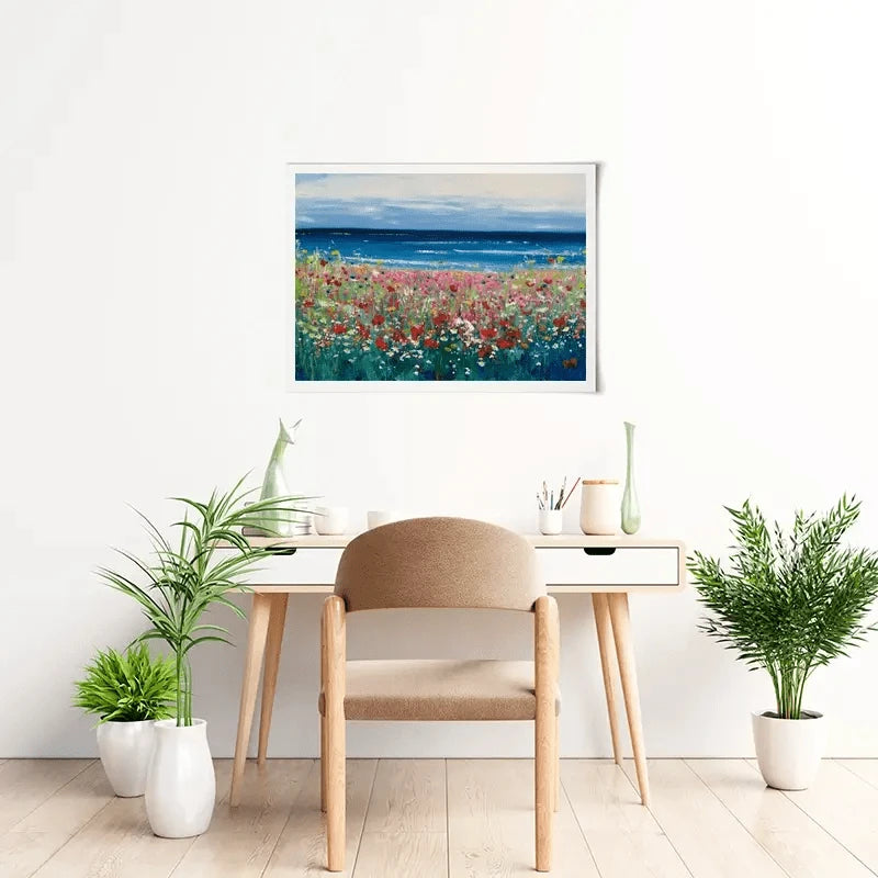 Summer At The Beach Art Print Summer At The Beach Art Print wall art product Laure Bury