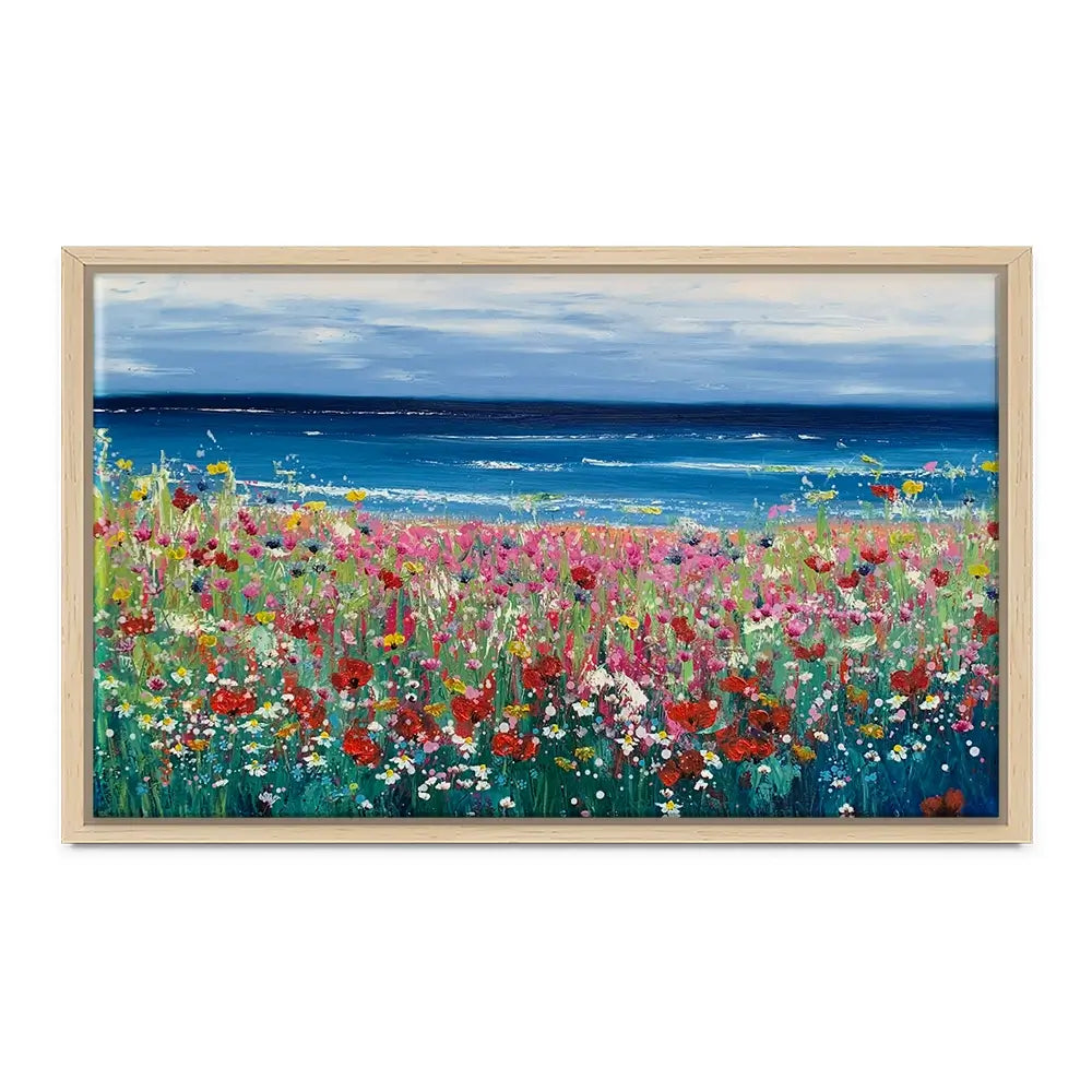 Summer At The Beach Canvas Print Summer At The Beach Canvas Print wall art product Laure Bury