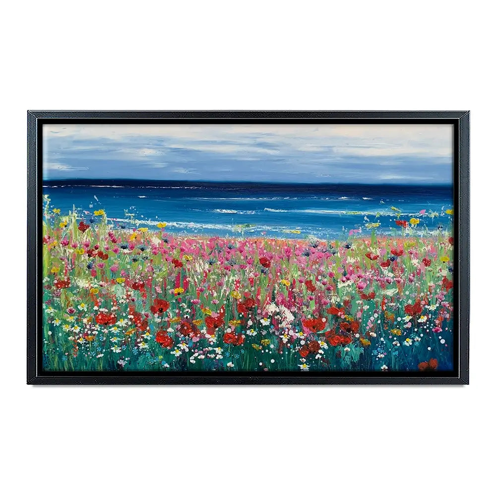 Summer At The Beach Canvas Print Summer At The Beach Canvas Print wall art product Laure Bury