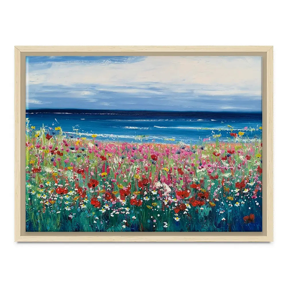 Summer At The Beach Canvas Print Summer At The Beach Canvas Print wall art product Laure Bury