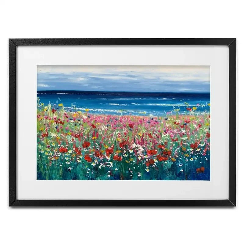 Summer At The Beach Framed Art Print Summer At The Beach Framed Art Print wall art product Laure Bury