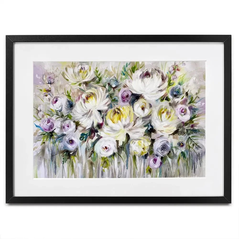 Summer Bouquet Framed Art Print Summer Bouquet Framed Art Print wall art product Nicola Jane Rowles