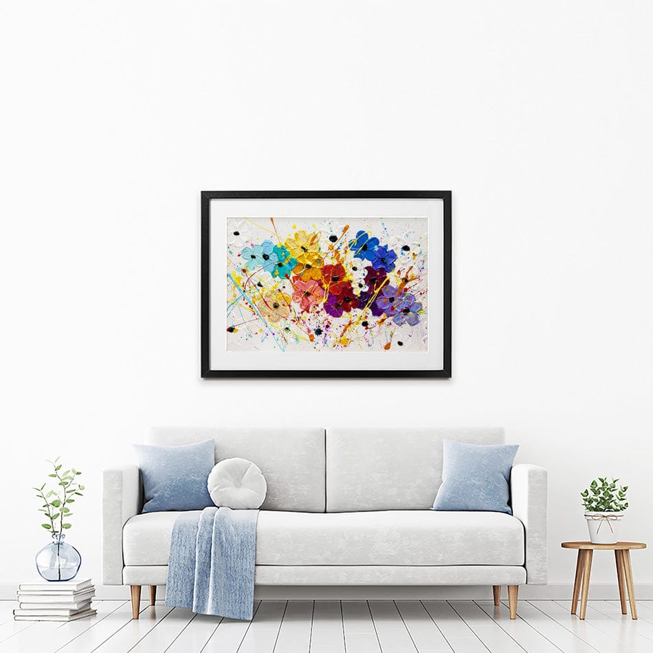 Summer Celebration Framed Art Print wall art product Osnat Tzadok