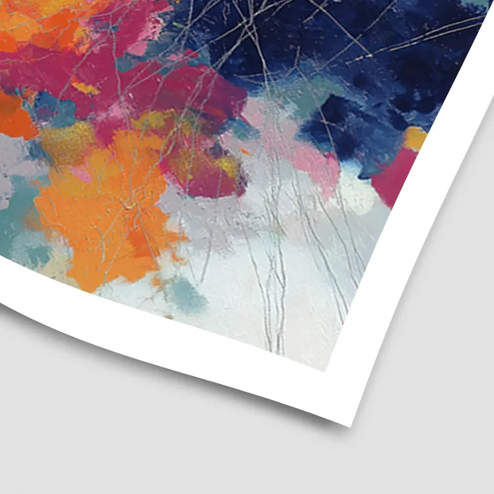 Summer Dahlias Art Print Summer Dahlias Art Print wall art product Chromatic Storm Studio