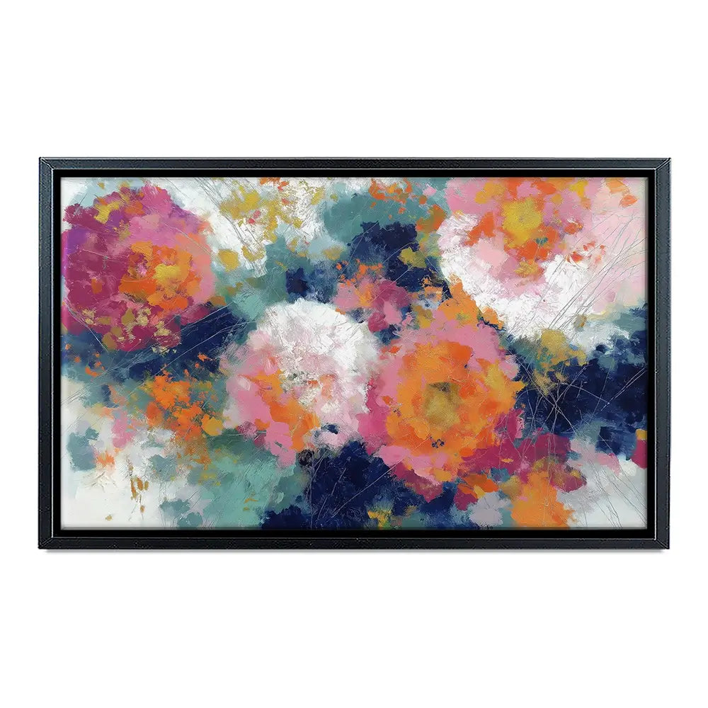 Summer Dahlias Canvas Print Summer Dahlias Canvas Print wall art product Chromatic Storm Studio