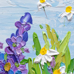 Summer Daisies Canvas Print wall art product Olga Tkachyk