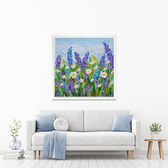 Summer Daisies Canvas Print wall art product Olga Tkachyk