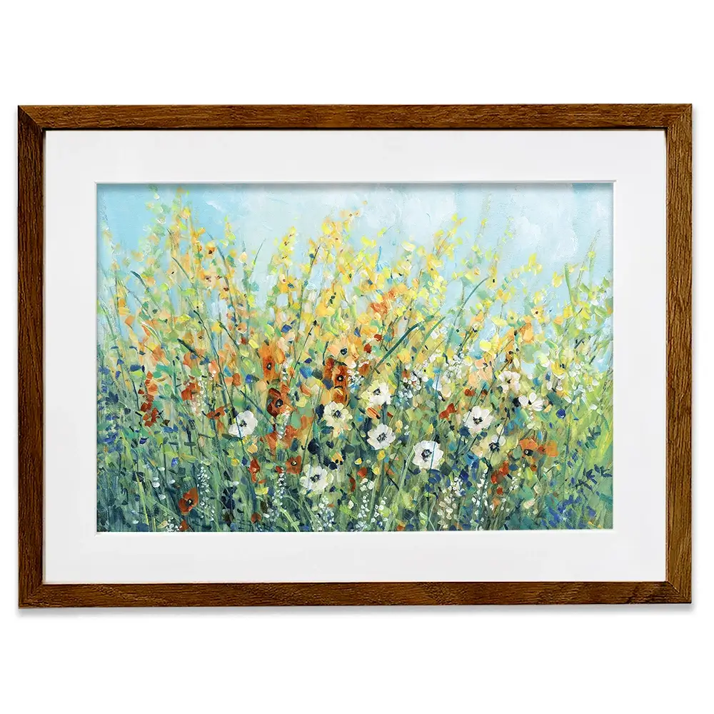 Summer Flowering Framed Art Print Summer Flowering Framed Art Print wall art product Tim O'Toole