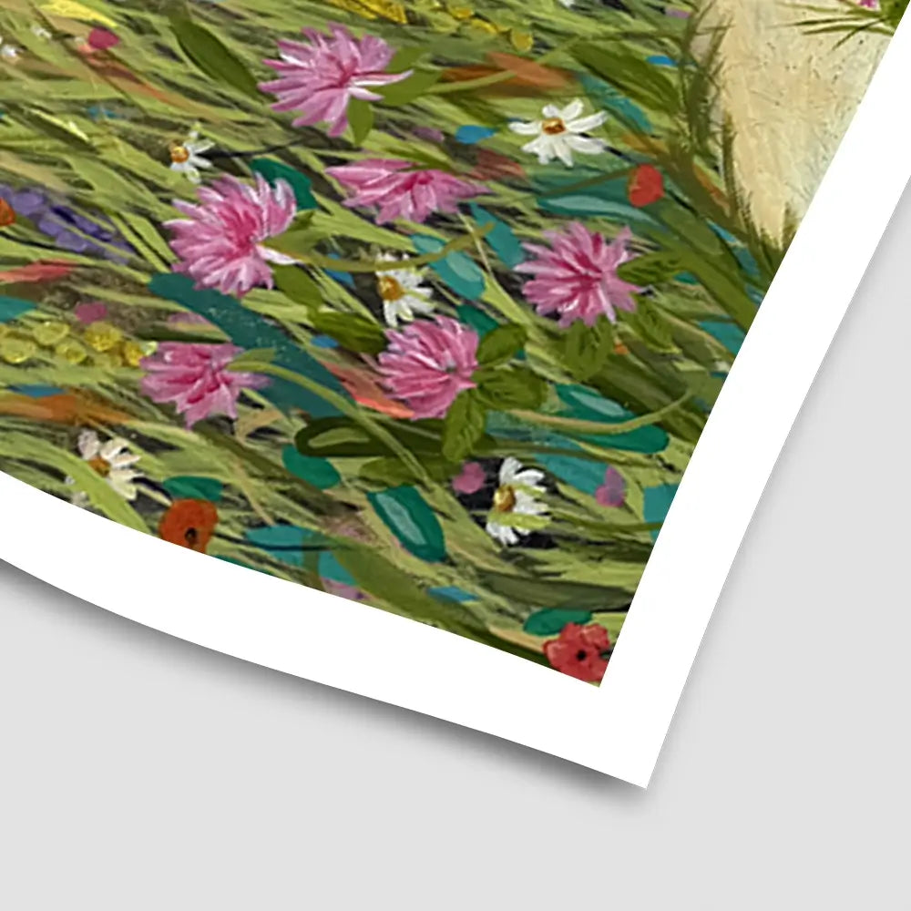 Summer Flowers By The Sea Art Print Summer Flowers By The Sea Art Print wall art product Karen Sutton