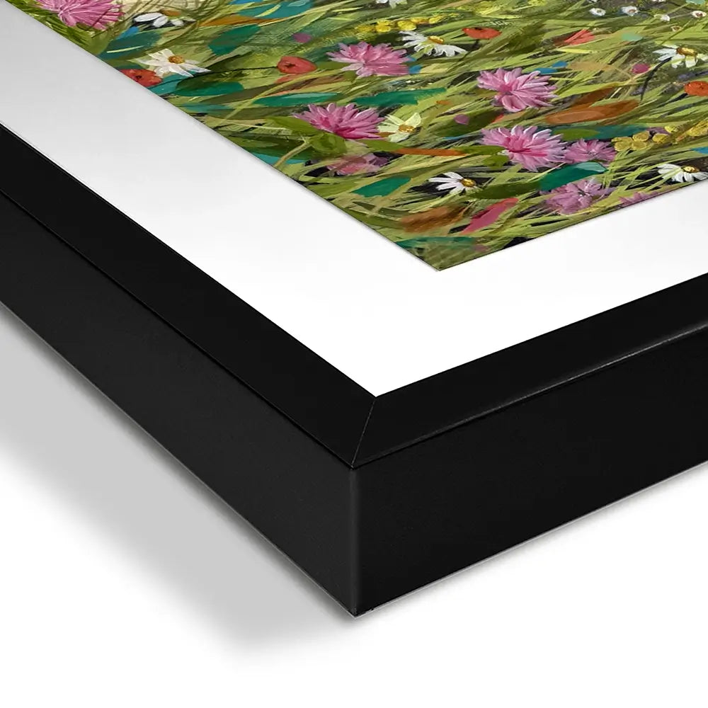 Summer Flowers By The Sea Framed Art Print Summer Flowers By The Sea Framed Art Print wall art product Karen Sutton