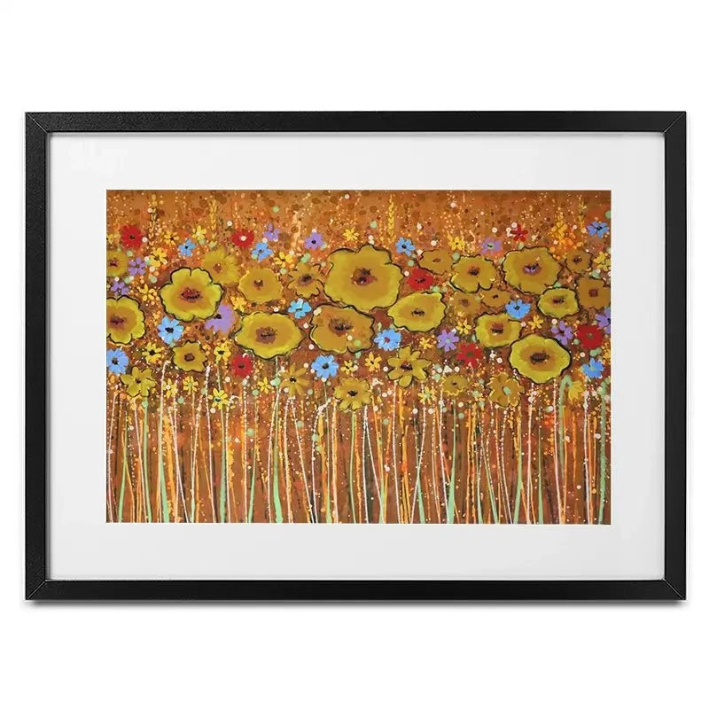Summer Flowers Framed Art Print Summer Flowers Framed Art Print wall art product Maria Moretti