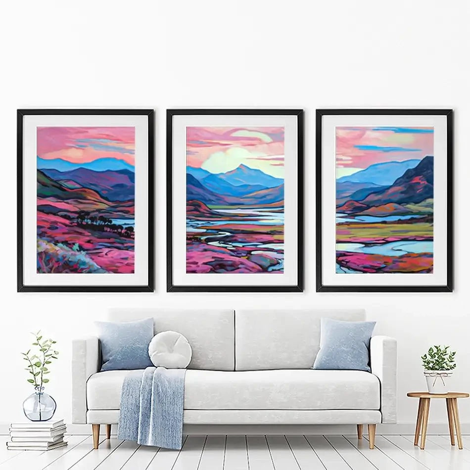 Summer Glen Framed Art Print Trio Summer Glen Framed Art Print Trio wall art product David Alexander Elder