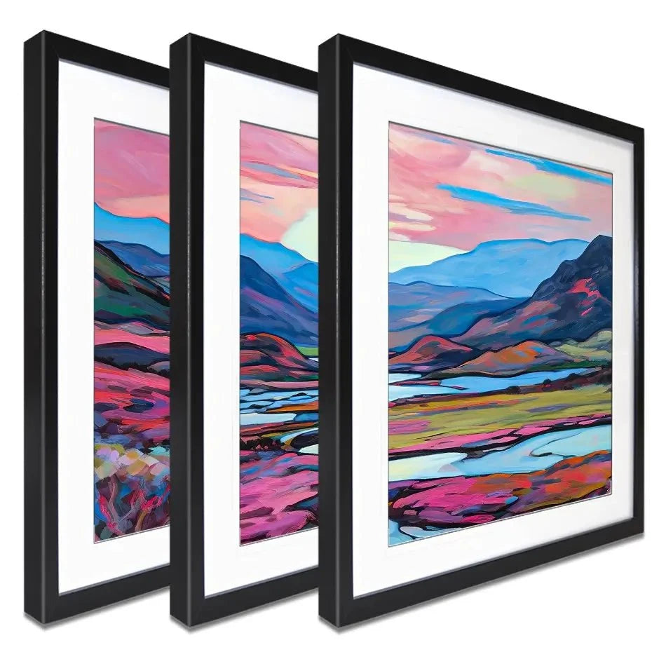 Summer Glen Framed Art Print Trio Summer Glen Framed Art Print Trio wall art product David Alexander Elder