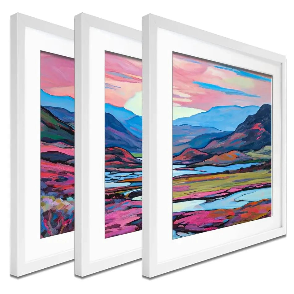 Summer Glen Framed Art Print Trio Summer Glen Framed Art Print Trio wall art product David Alexander Elder