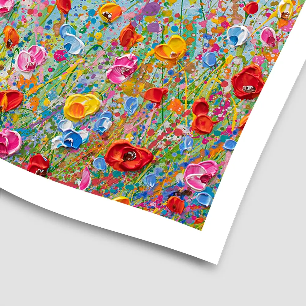 Summer Meadow Square Art Print Summer Meadow Square Art Print wall art product Olga Tkachyk