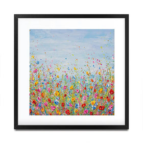 Summer Meadow Square Framed Art Print Summer Meadow Square Framed Art Print wall art product Olga Tkachyk
