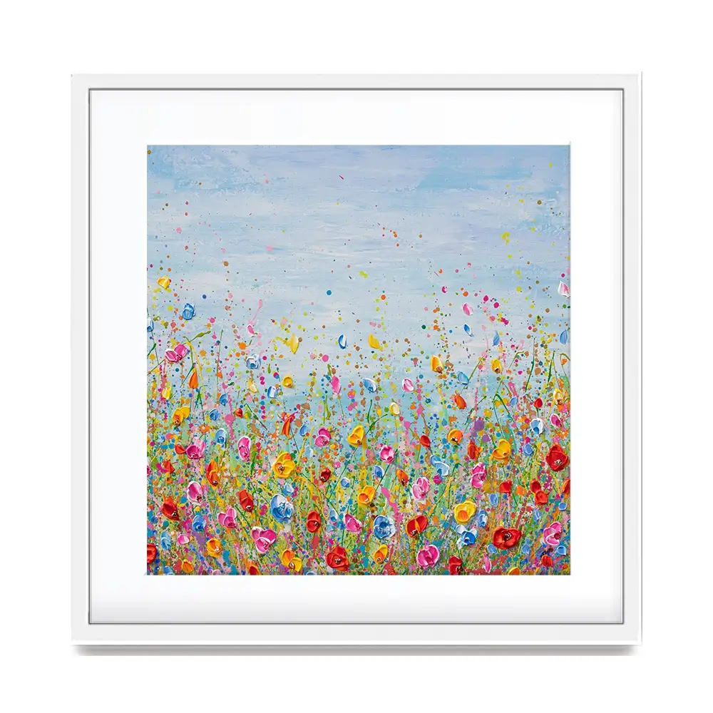 Summer Meadow Square Framed Art Print Summer Meadow Square Framed Art Print wall art product Olga Tkachyk