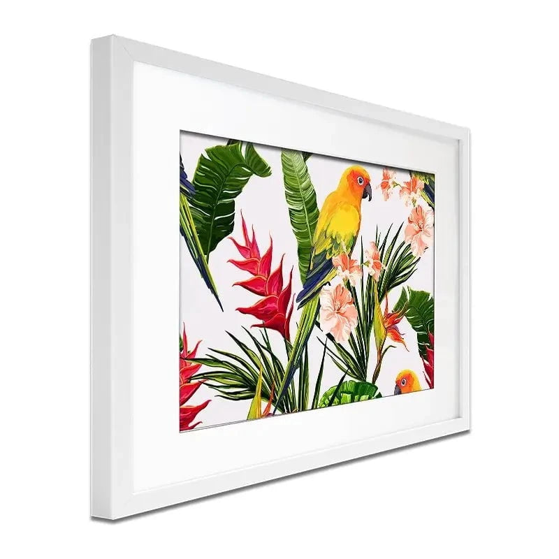 Summer Pattern Framed Art Print Summer Pattern Framed Art Print wall art product Hanna Kh / Shutterstock