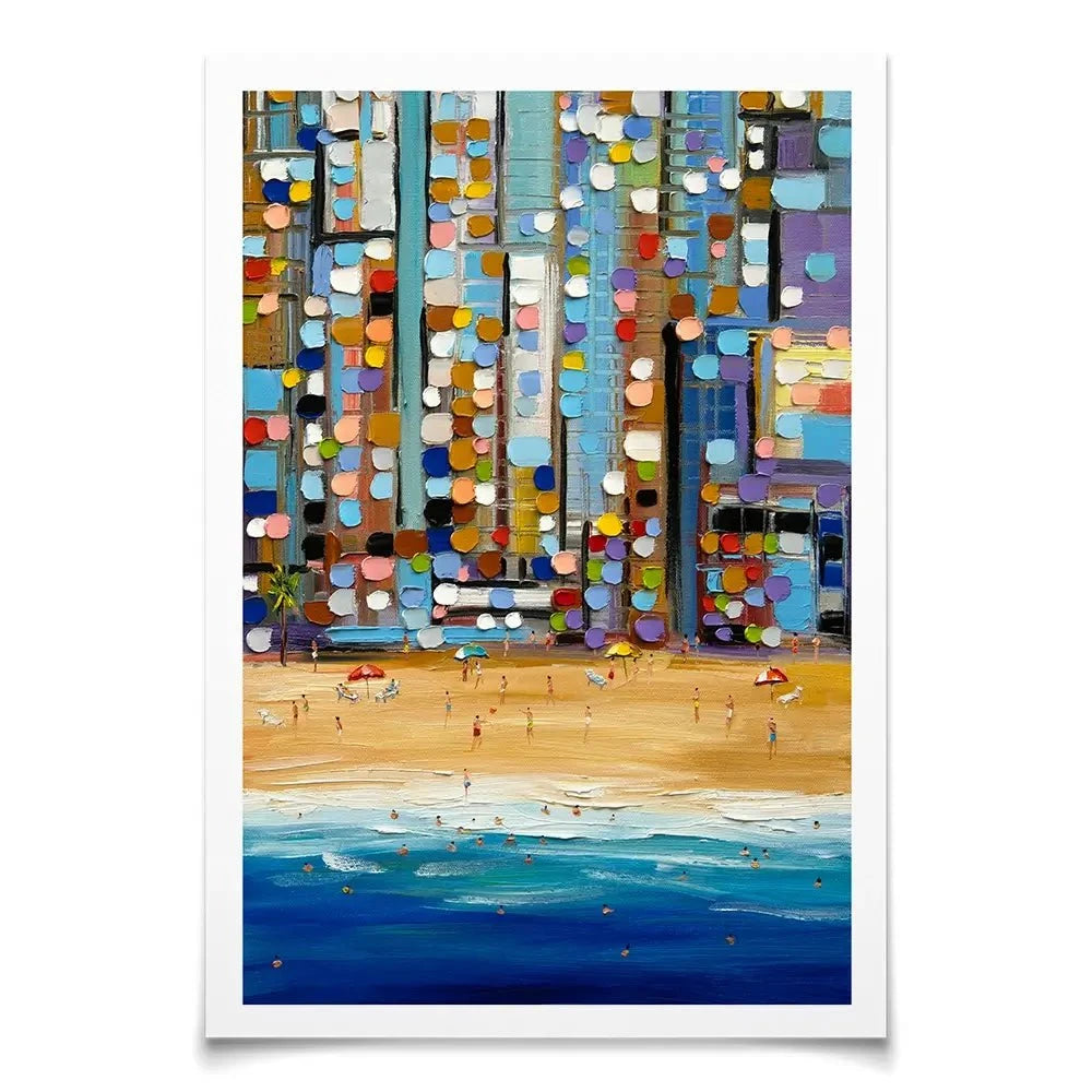 Summer People Art Print Summer People Art Print wall art product Ekaterina Ermilkina