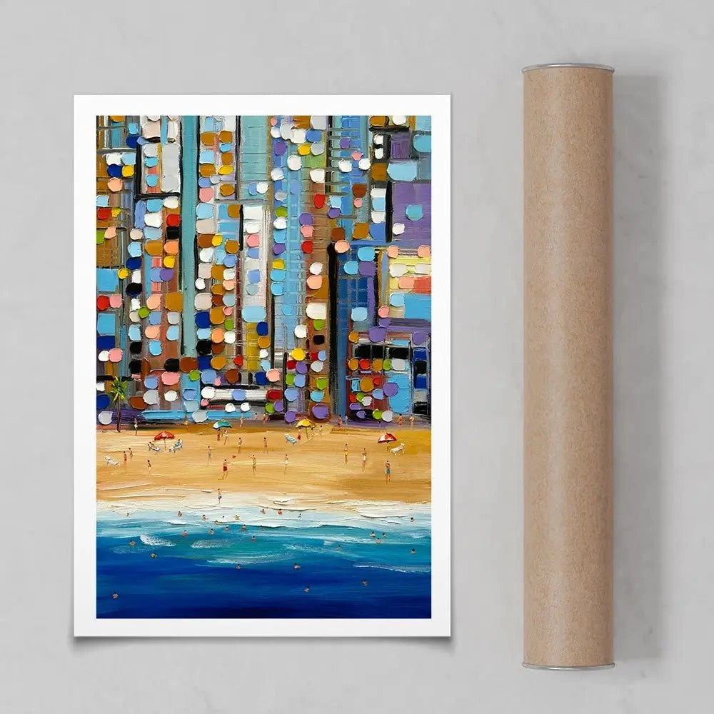 Summer People Art Print Summer People Art Print wall art product Ekaterina Ermilkina