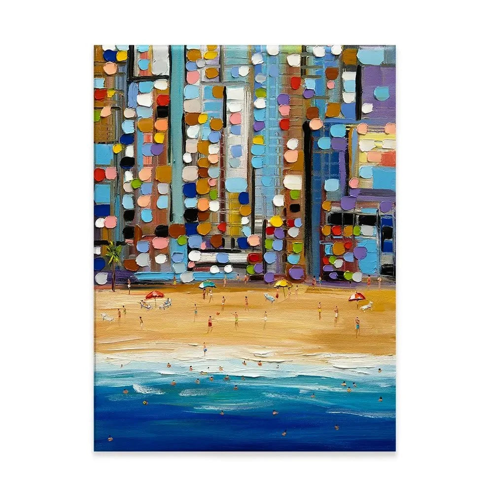 Summer People Canvas Print Summer People Canvas Print wall art product Ekaterina Ermilkina