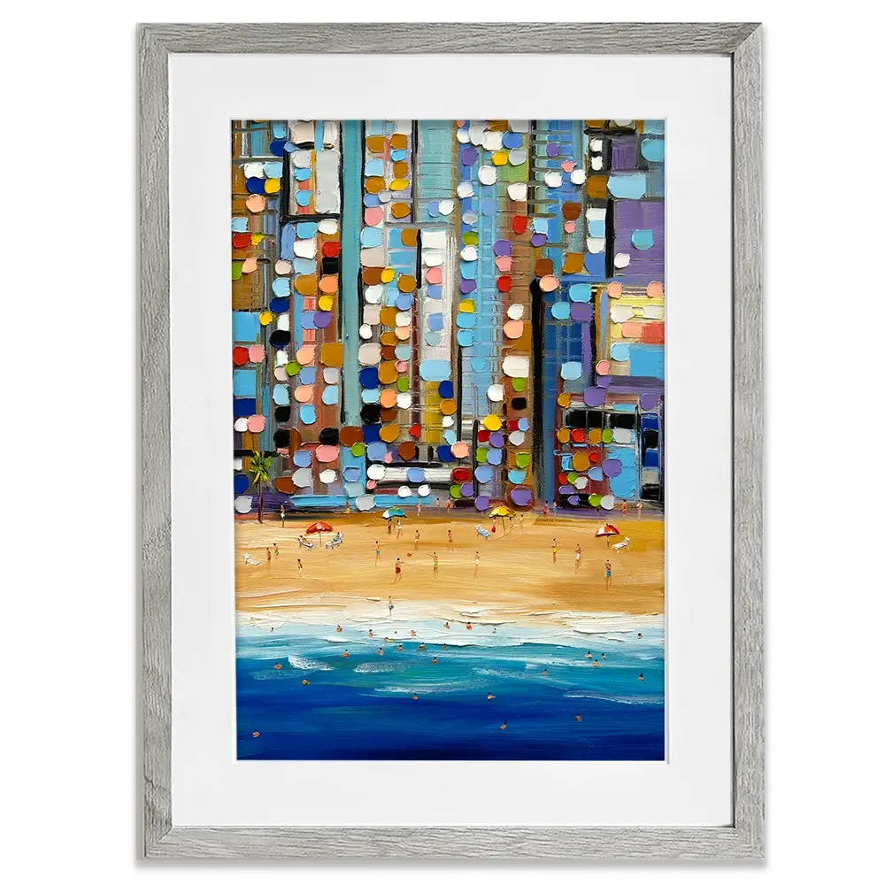 Summer People Framed Art Print Summer People Framed Art Print wall art product Ekaterina Ermilkina