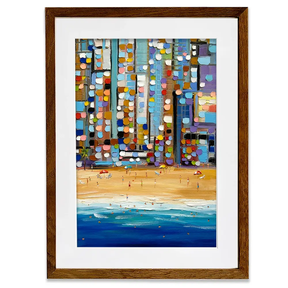 Summer People Framed Art Print Summer People Framed Art Print wall art product Ekaterina Ermilkina