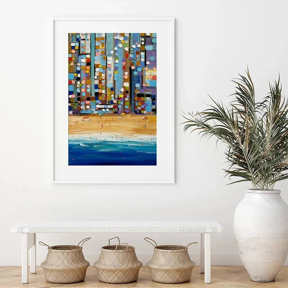 Summer People Framed Art Print Summer People Framed Art Print wall art product Ekaterina Ermilkina