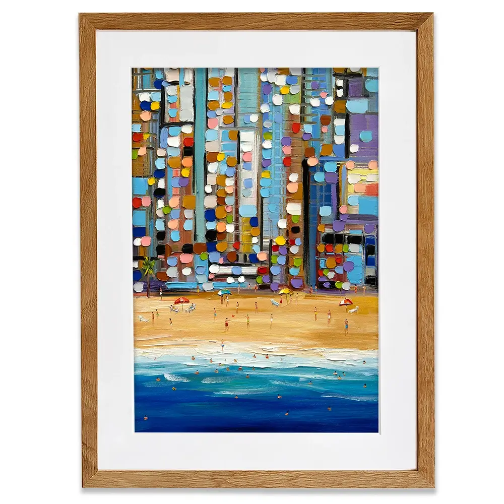 Summer People Framed Art Print Summer People Framed Art Print wall art product Ekaterina Ermilkina