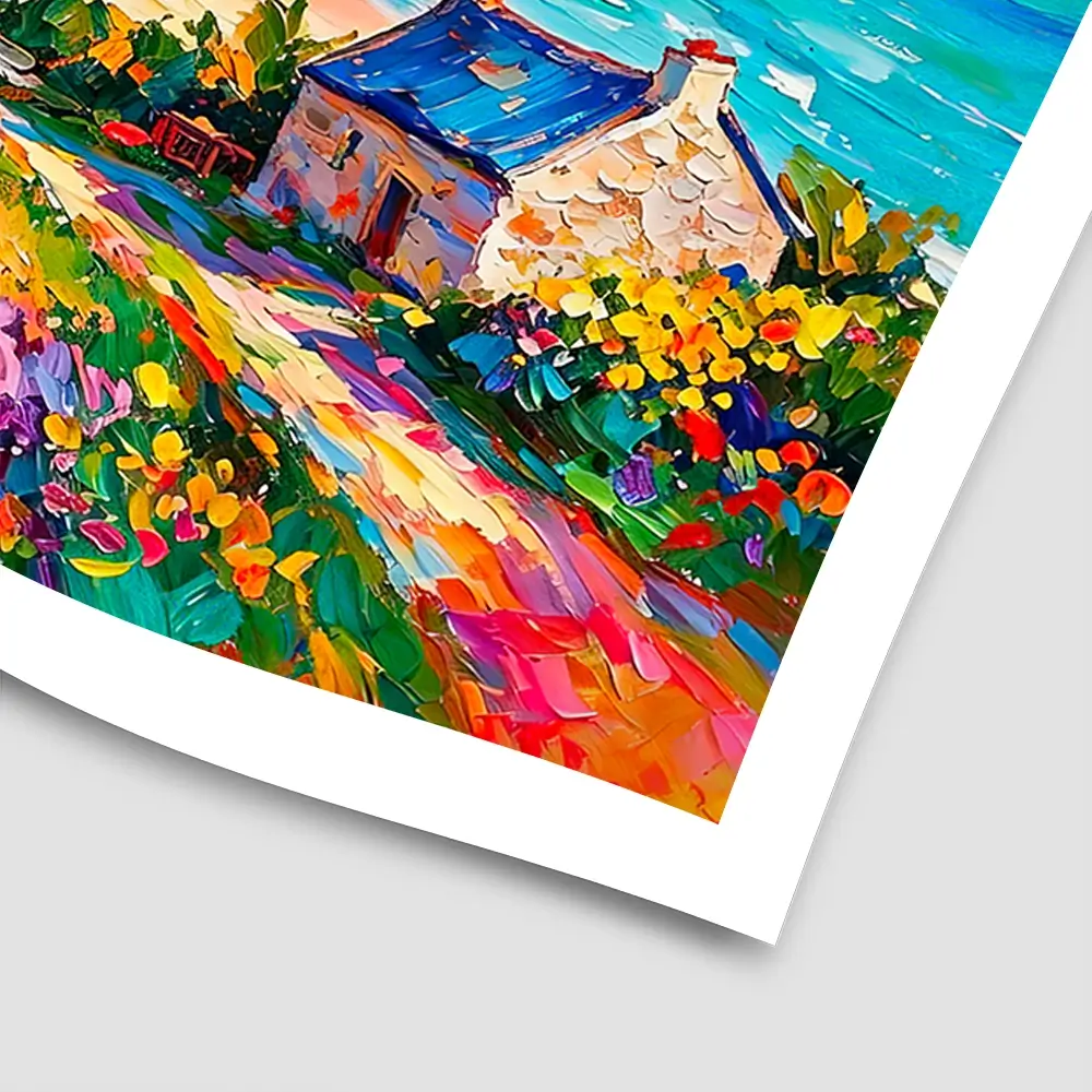 Summer Shore Square Art Print Summer Shore Square Art Print wall art product David Alexander Elder