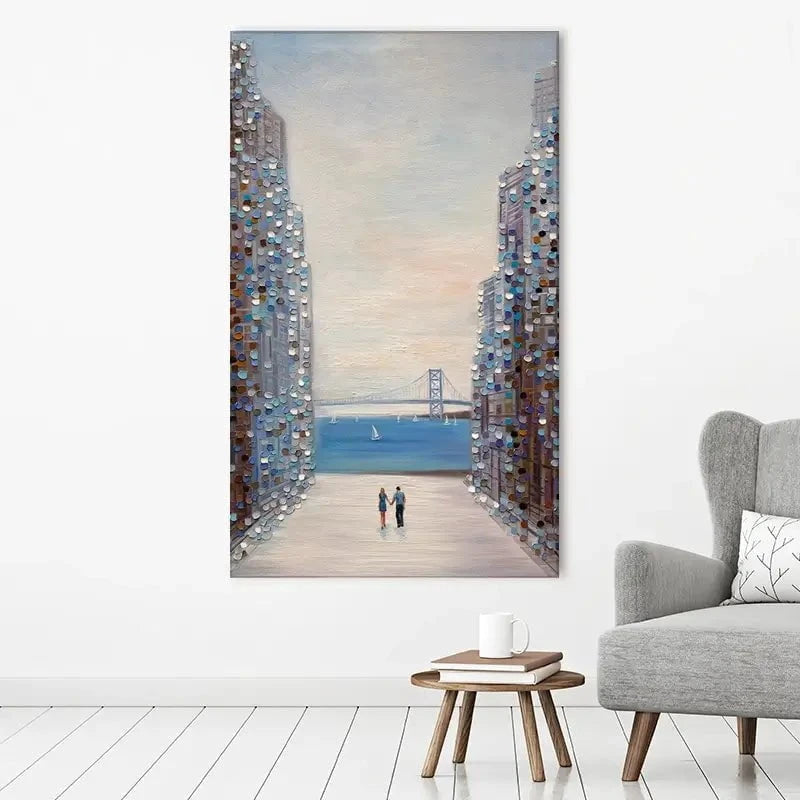 Summer View Canvas Print Summer View Canvas Print wall art product Ekaterina Ermilkina