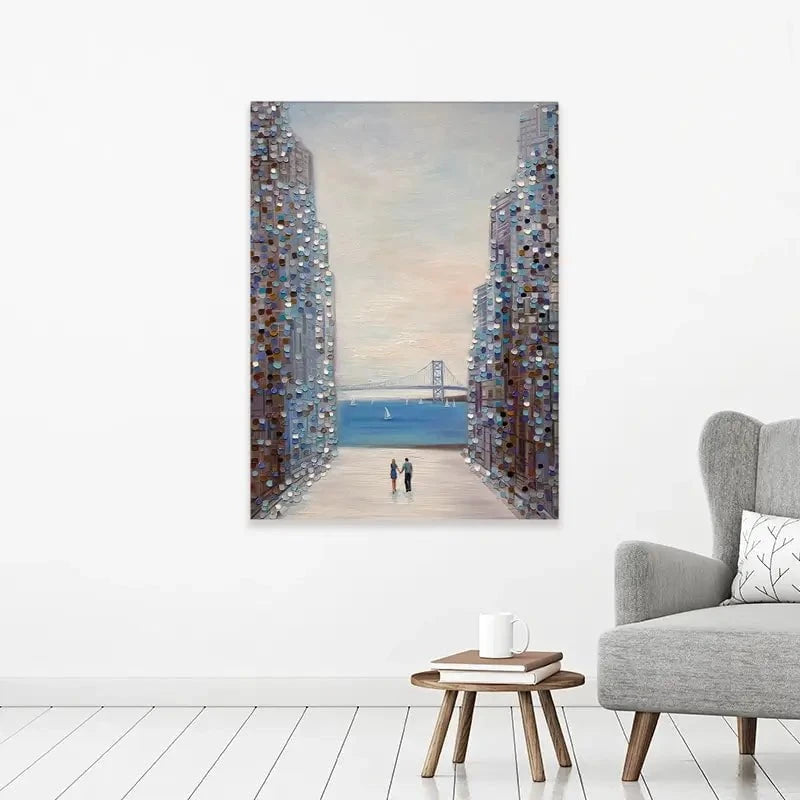Summer View Canvas Print Summer View Canvas Print wall art product Ekaterina Ermilkina