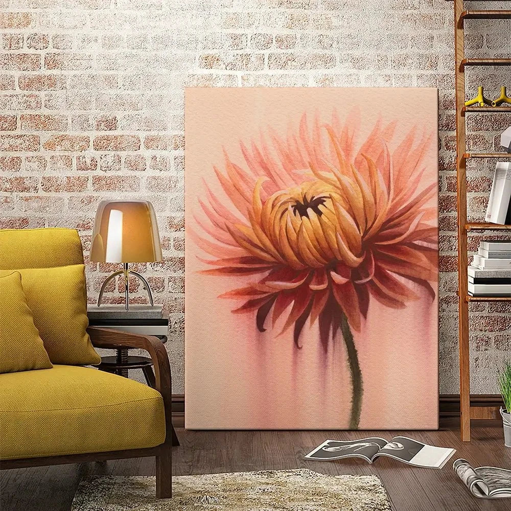 Sun Drenched Chrysanthemum 2 Canvas Print Sun Drenched Chrysanthemum 2 Canvas Print wall art product Grace Popp