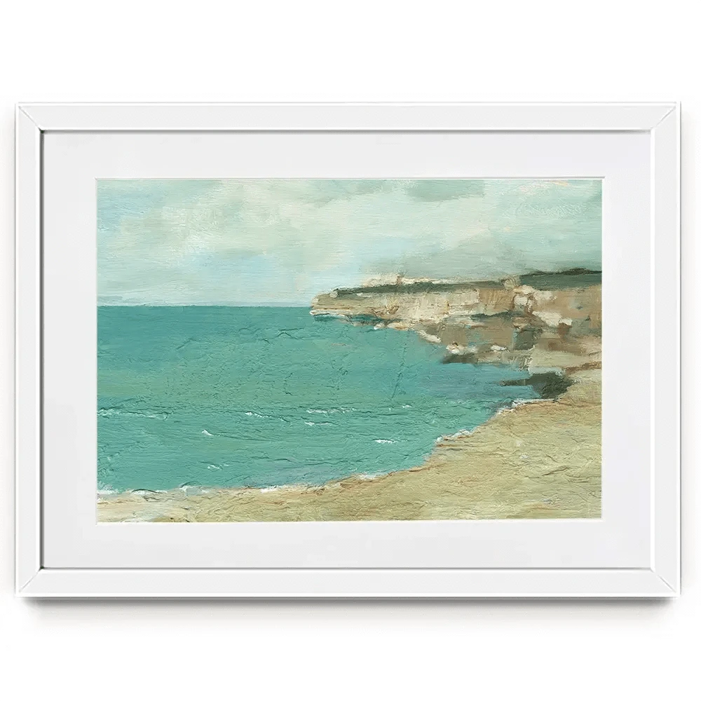 Sun Drenched Cliffs 2 Framed Art Print Sun Drenched Cliffs 2 Framed Art Print wall art product Ethan Harper