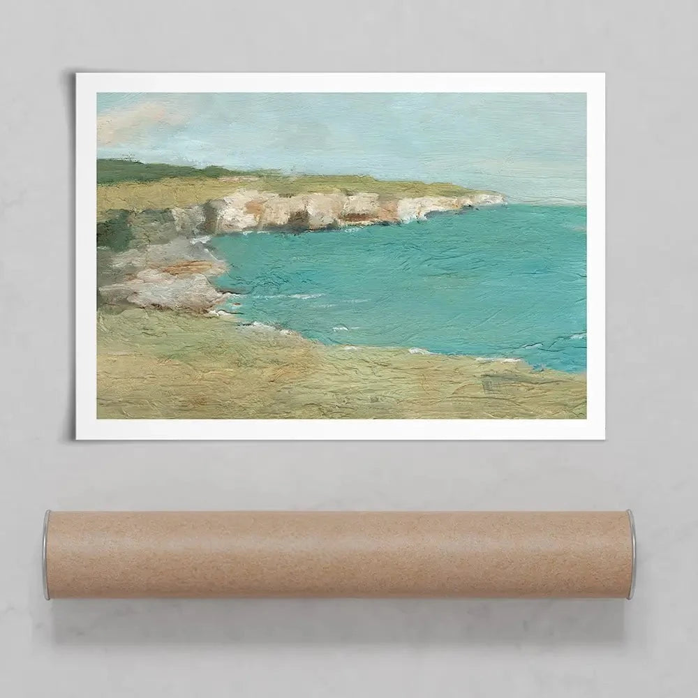 Sun Drenched Cliffs Art Print Sun Drenched Cliffs Art Print wall art product Ethan Harper
