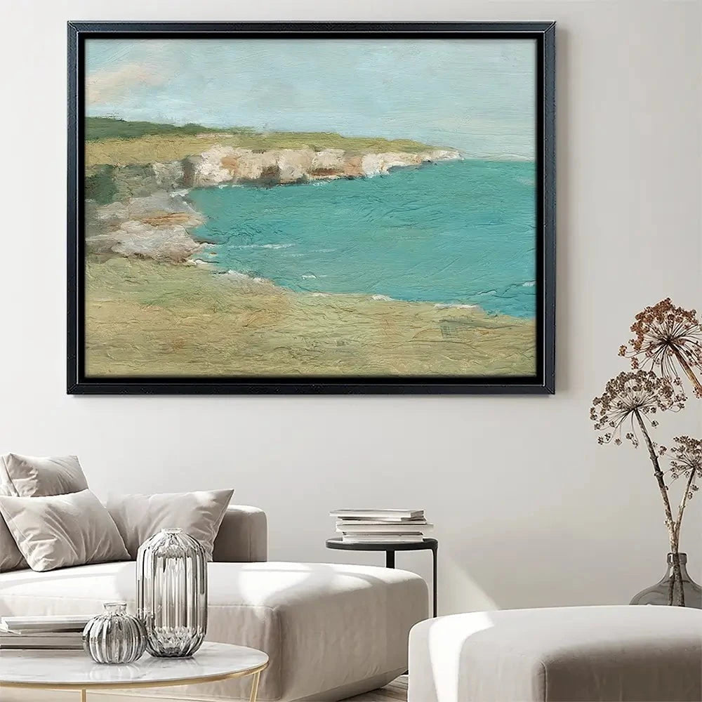 Sun Drenched Cliffs Canvas Print Sun Drenched Cliffs Canvas Print wall art product Ethan Harper