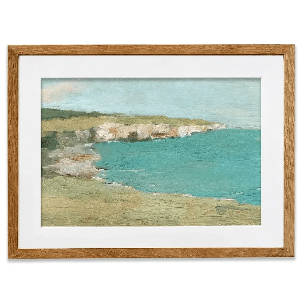 Sun Drenched Cliffs Framed Art Print Sun Drenched Cliffs Framed Art Print wall art product Ethan Harper