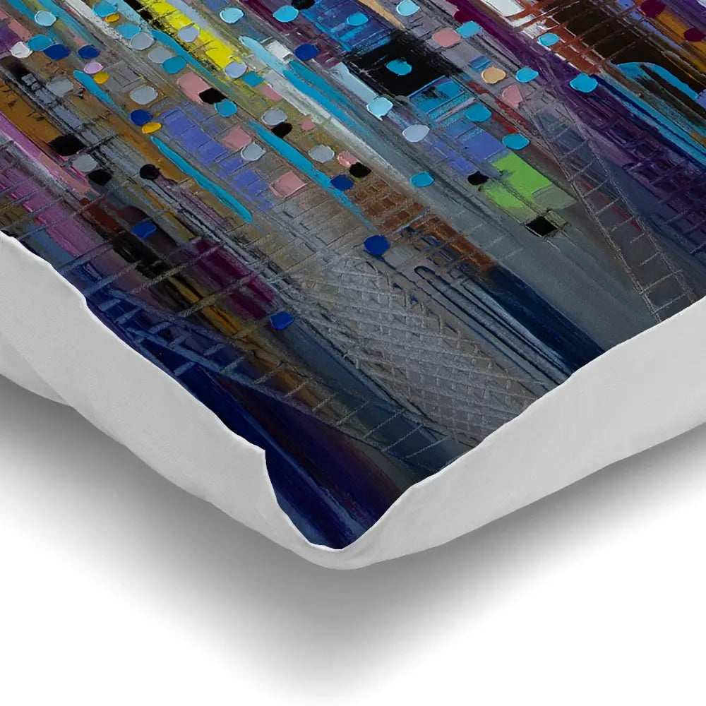 Sun Over The City Cushion Sun Over The City Cushion wall art product Ekaterina Ermilkina