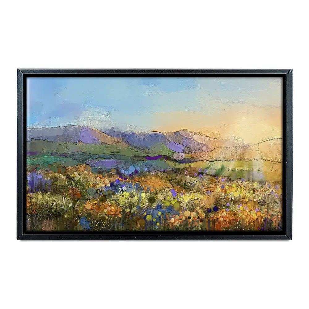 Sun Over The Field Canvas Print Sun Over The Field Canvas Print wall art product Art Print Shop