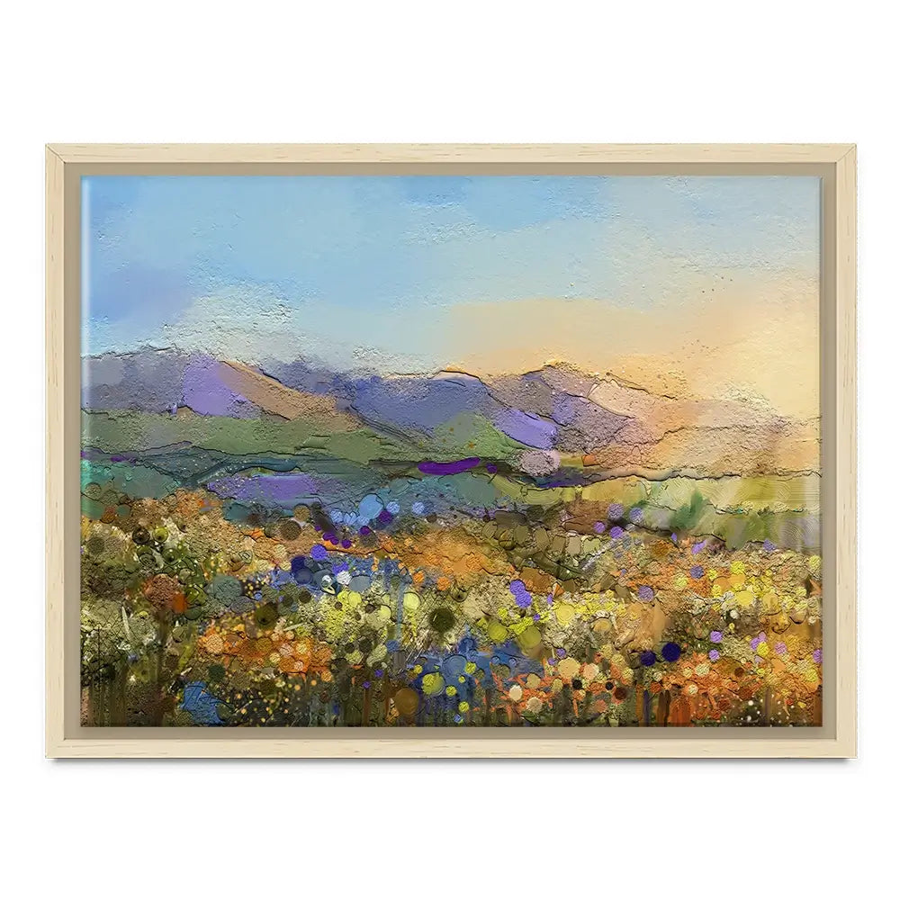 Sun Over The Field Canvas Print Sun Over The Field Canvas Print wall art product Art Print Shop