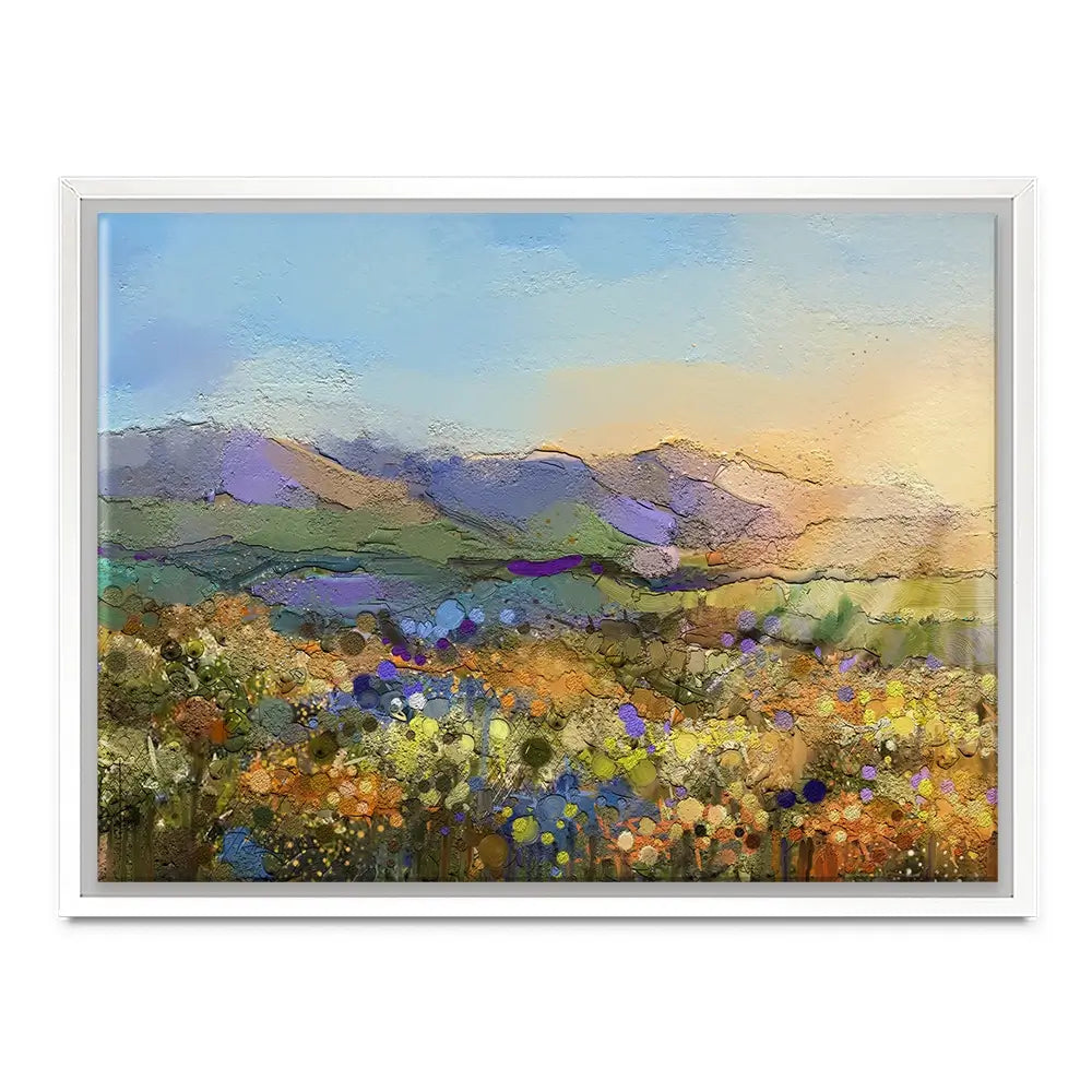 Sun Over The Field Canvas Print Sun Over The Field Canvas Print wall art product Art Print Shop