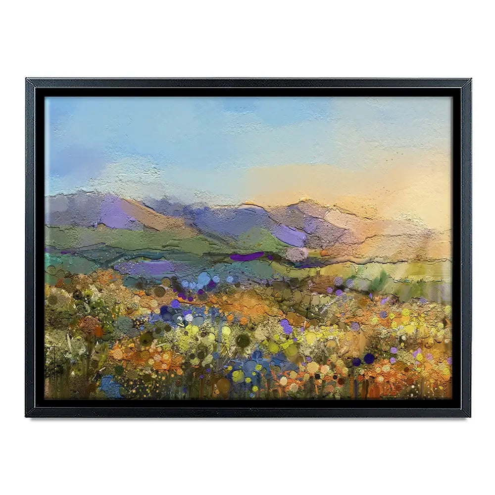 Sun Over The Field Canvas Print Sun Over The Field Canvas Print wall art product Art Print Shop