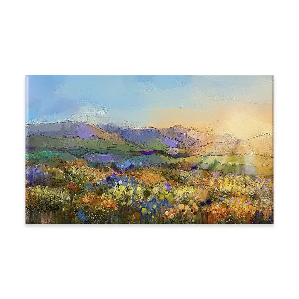 Sun Over The Field Canvas Print Sun Over The Field Canvas Print wall art product Art Print Shop